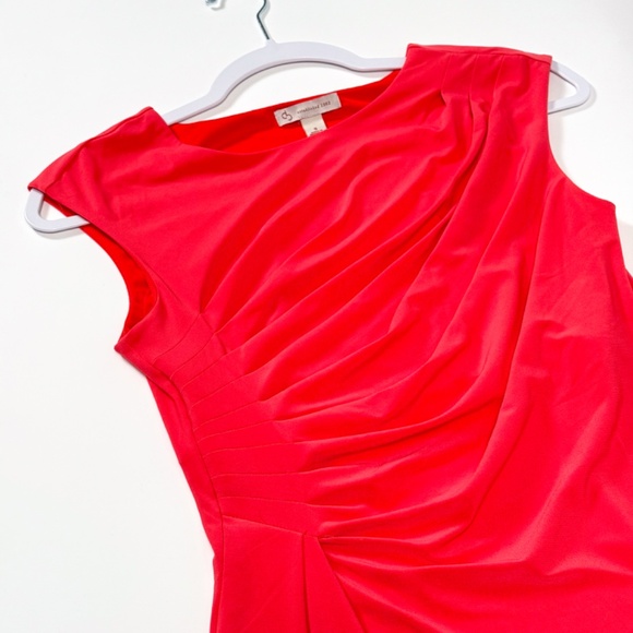 🌺👗 Dressbarn Coral Pink Midi Dress – Size Small – Retail: $50 🌸✨ - Picture 8 of 14